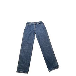 Vintage Lee Womens 30x27.5 Denim High-Waisted Straight-Leg Mom High Rise Jeans